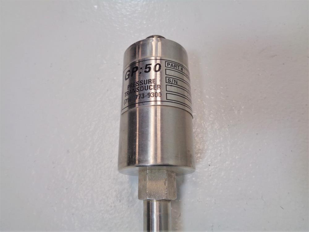 GP: 50 Pressure Transducer 0-5K PSI, Part# 130-RV